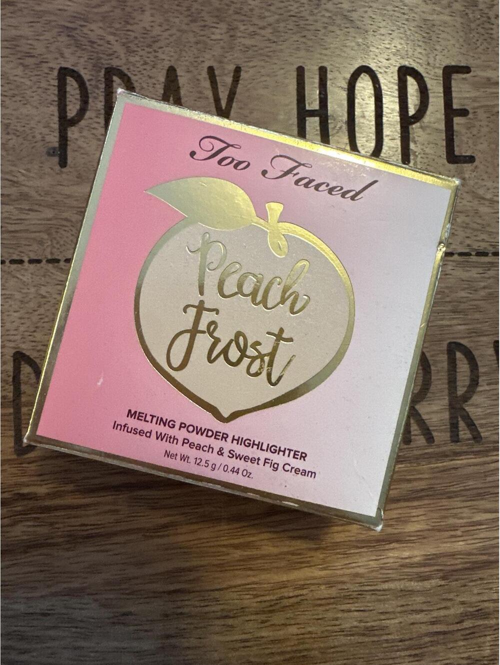 Too Faced Peach Frost Happy Face Melting Powder Highlighter